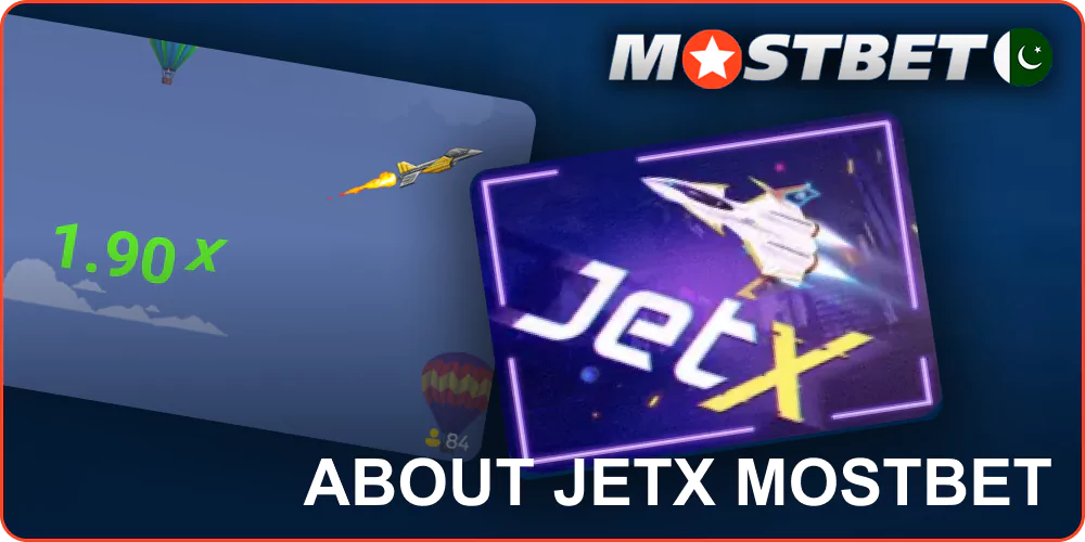 About JetX crash game at Mostbet PK