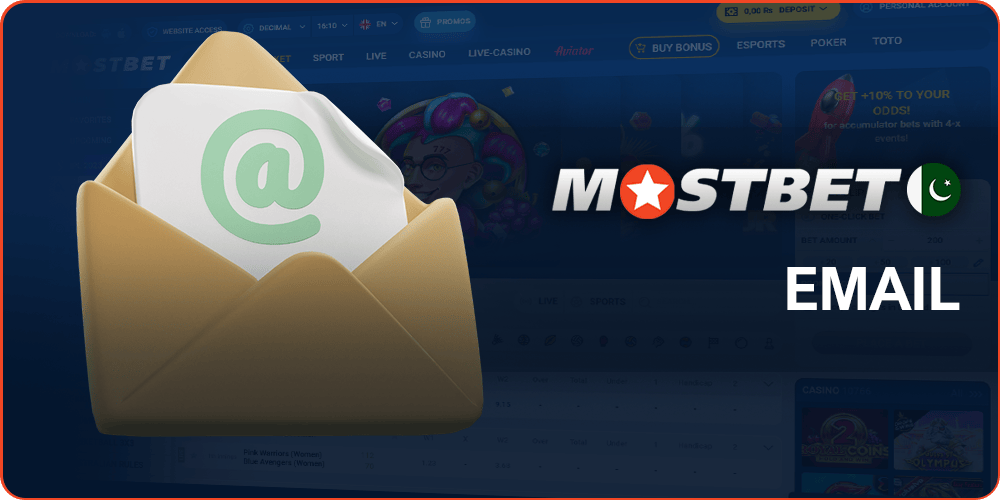 Contact Mostbet Support by email