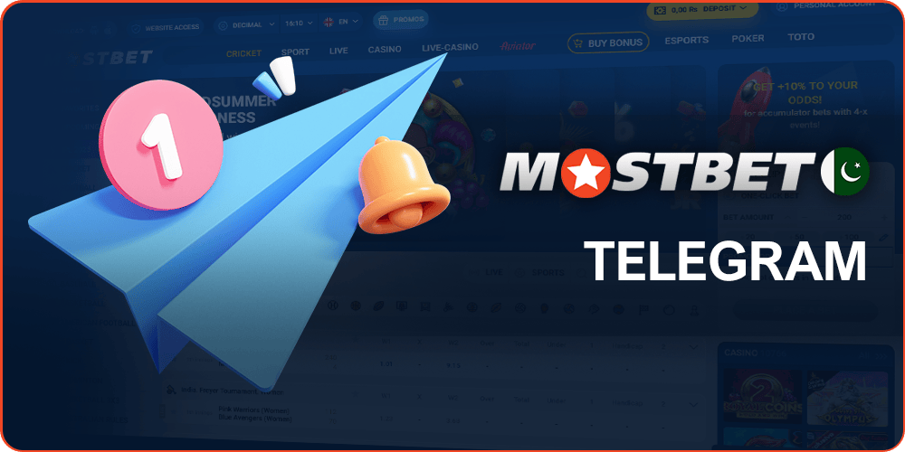Telegram bot Mostbet