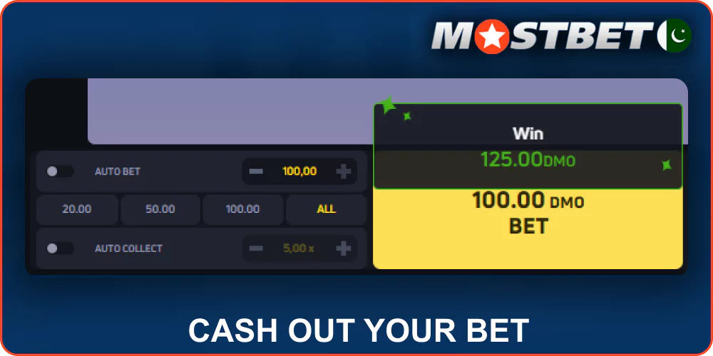 Take your winnings at JetX Mostbet Pakistan